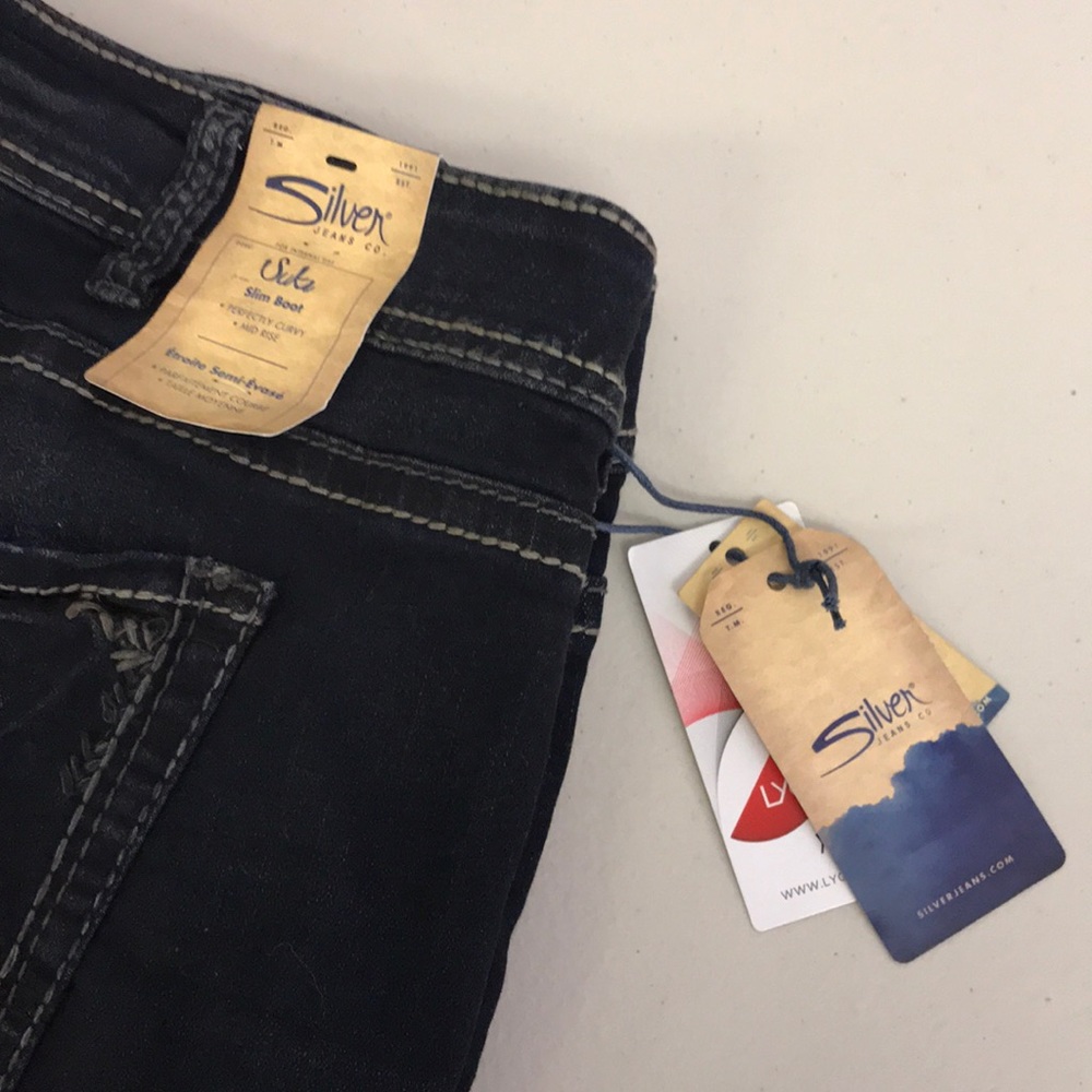 NWT Silver Jeans Co Curvy Slim Bootcut Jeans (E12) - Picture 3 of 8